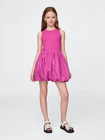 Kids Mixed Media Bubble Dress
