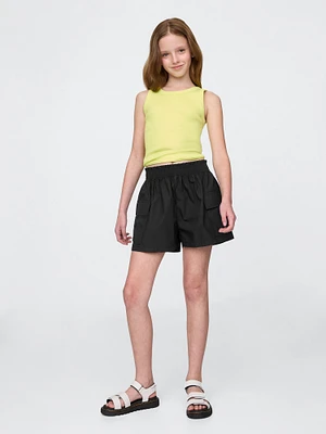 Kids Poplin Easy Shorts