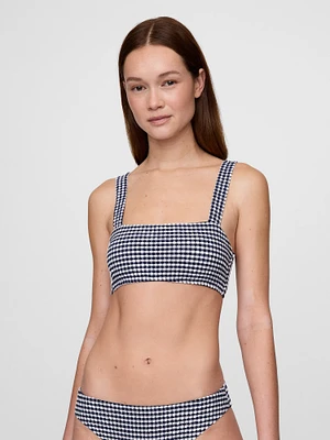 Colorblock Bandeau Bikini Top