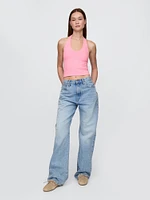 CloseKnit Cropped Halter Top