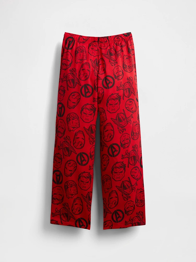 Kids Marvel Recycled Flannel PJ Pants