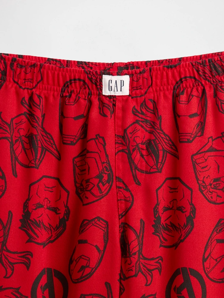 Kids Marvel Recycled Flannel PJ Pants