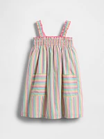 Baby & Toddler Smocked Poplin Dress