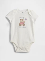 Baby Brannan Bear Americana Logo Bodysuit