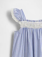 Baby Lace-Trim One-Piece
