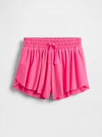 Kids Butterfly-Hem Run Shorts