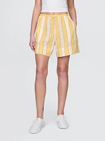 100% Linen Easy Shorts