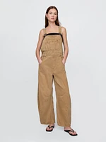 UltraSoft Denim Horseshoe Overalls