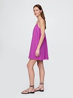 Cotton Gauze Embroidered Swing Dress