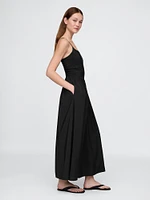 Drop-Waist Maxi Dress