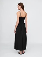 Drop-Waist Maxi Dress