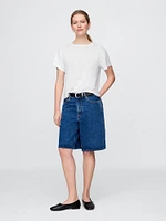 Linen-Blend T-Shirt