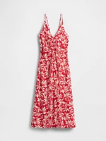 Tie-Back Maxi Slip Dress