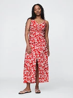 Tie-Back Maxi Slip Dress