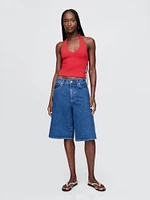CloseKnit Cropped Halter Top