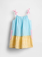 Baby & Toddler Poplin Mixed Stripe Dress