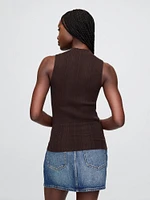 Mockneck Rib Tank Top