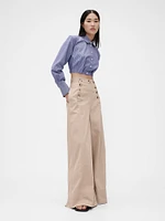 GapStudio High Rise Twill Sailor Pants