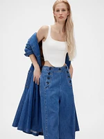 GapStudio Denim Tailored Trench Coat