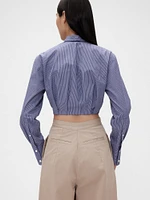 GapStudio Poplin Cropped Shirt