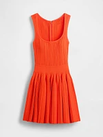 GapStudio Rib Pleated Mini Dress