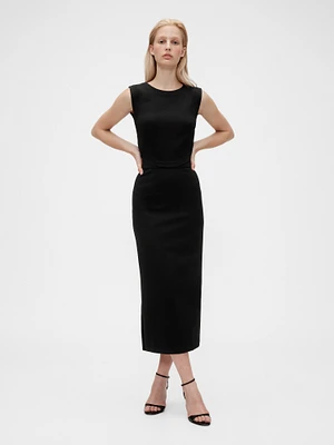 GapStudio Jersey Cut-Out Midi Dress