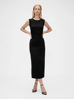 GapStudio Jersey Cut-Out Midi Dress