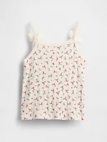 Baby & Toddler Pointelle Rib Bow Cami