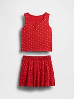 Kids Tank & Skort Outfit Set