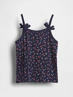 Baby & Toddler Pointelle Rib Bow Cami