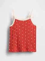 Baby & Toddler Pointelle Rib Bow Cami