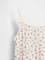 Baby & Toddler Pointelle Rib Bow Cami