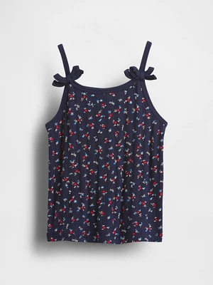 Baby & Toddler Pointelle Rib Bow Cami