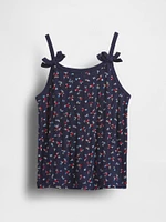 Baby & Toddler Pointelle Rib Bow Cami
