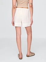 100% Linen Easy Shorts