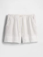 100% Linen Easy Shorts