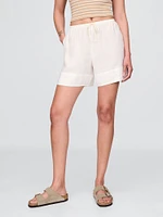 100% Linen Easy Shorts
