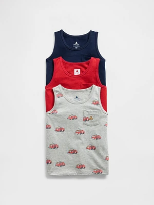 Baby & Toddler Mix Match Pocket Tank (3-Pack