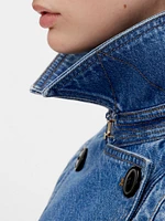 GapStudio Denim Tailored Trench Coat