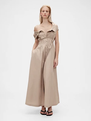 GapStudio Poplin Maxi Shirtdress