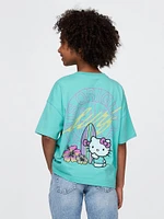 Kids Barbie Oversized Graphic T-Shirt