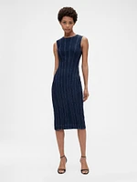 GapStudio Seamed Denim Midi Dress