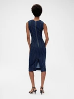 GapStudio Seamed Denim Midi Dress