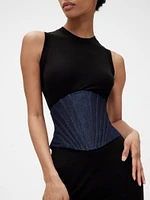 GapStudio Denim Corset Belt