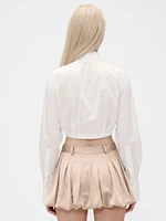 GapStudio Poplin Cropped Shirt