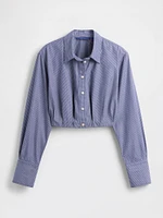 GapStudio Poplin Cropped Shirt