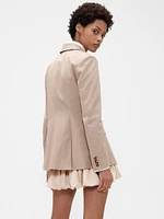 GapStudio Twill Double-Breasted Tailored Blazer