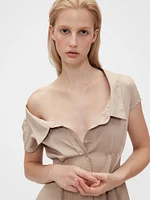 GapStudio Poplin Maxi Shirtdress