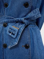 GapStudio Denim Tailored Trench Coat
