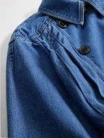 GapStudio Denim Tailored Trench Coat